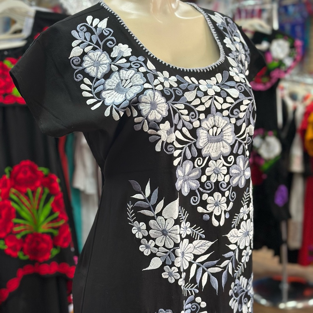 Susana Embroidered Mini Dress - Picture 7 of 8